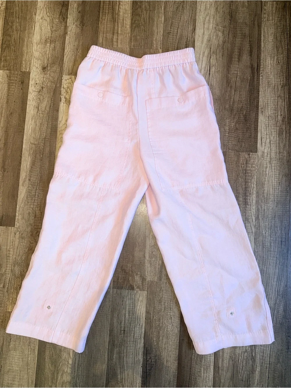 Zara Soft Pink Pull-On Ankle Pants - XS